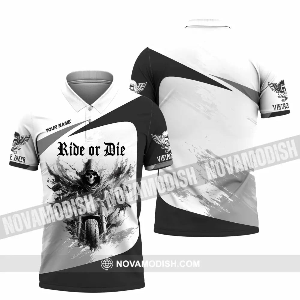 Unisex Shirt - Custom Ride Or Die 3D Shirt Polo Shirt / S T-shirt