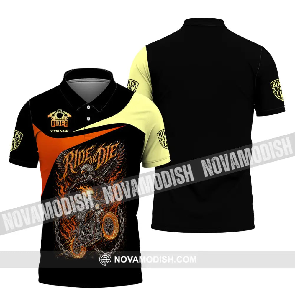 Unisex Shirt - Custom Ride Or Die 3D Shirt - Polo Shirt / S - T-shirt