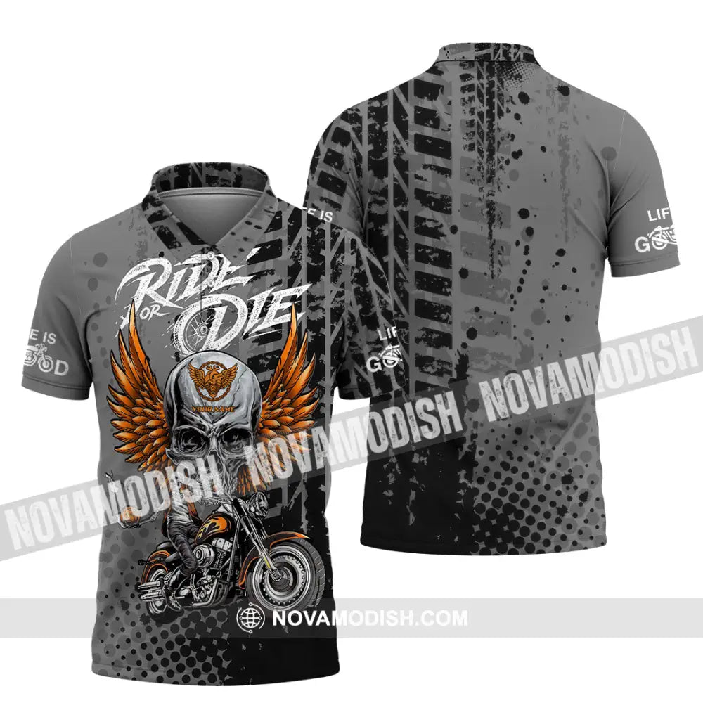 Unisex Shirt - Custom Ride Or Die 3D Shirt - Polo Shirt / S - T-shirt