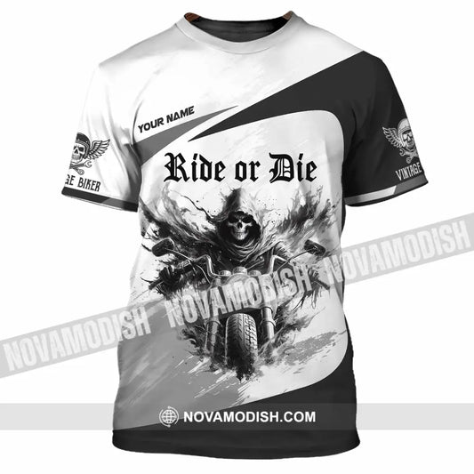 Unisex Shirt - Custom Ride Or Die 3D Shirt T-Shirt / S T-shirt