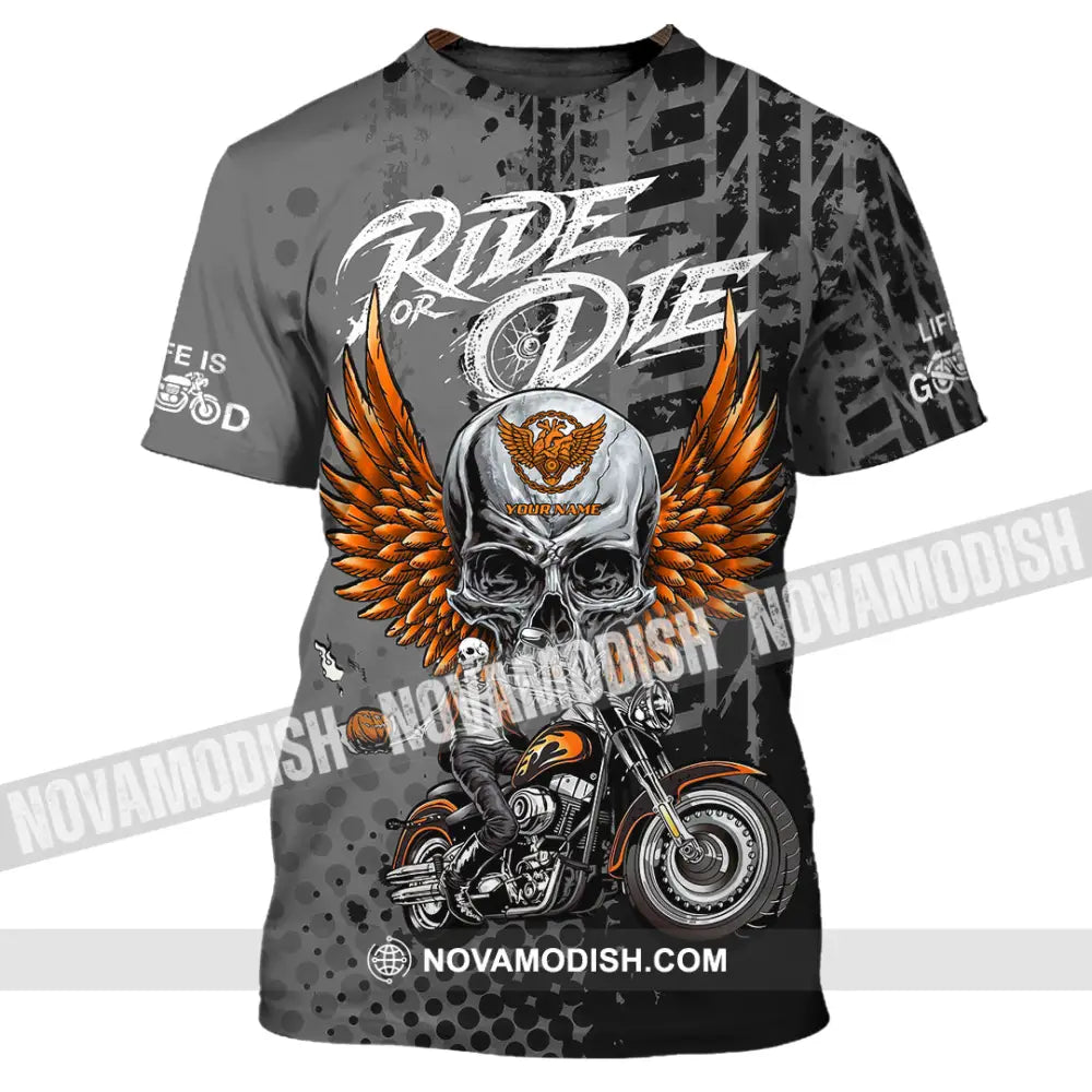 Unisex Shirt - Custom Ride Or Die 3D Shirt - T-Shirt / S - T-shirt