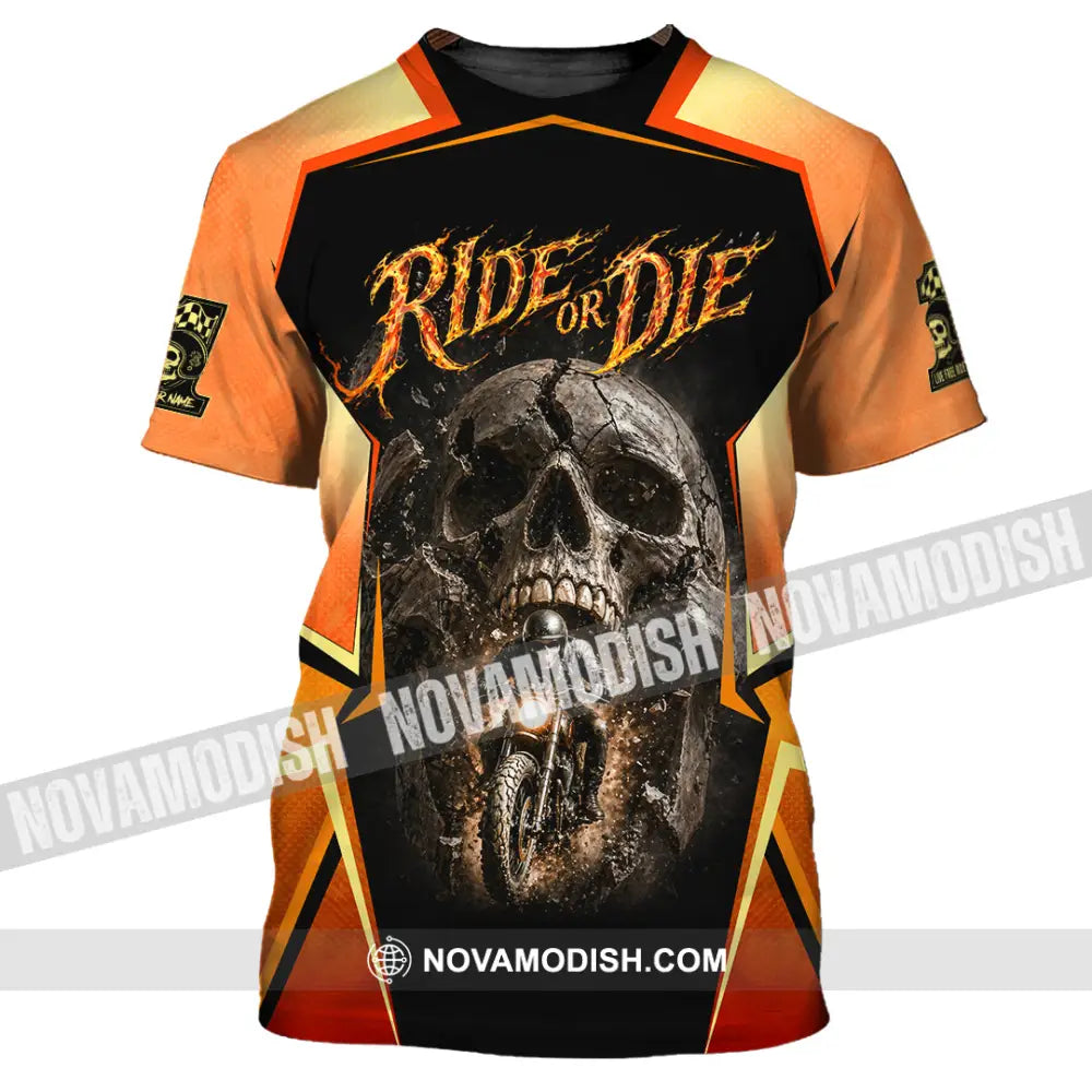 Unisex Shirt - Custom Ride Or Die 3D Shirt - T-Shirt / S - T-shirt