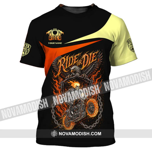 Unisex Shirt - Custom Ride Or Die 3D Shirt - T-Shirt / S - T-shirt