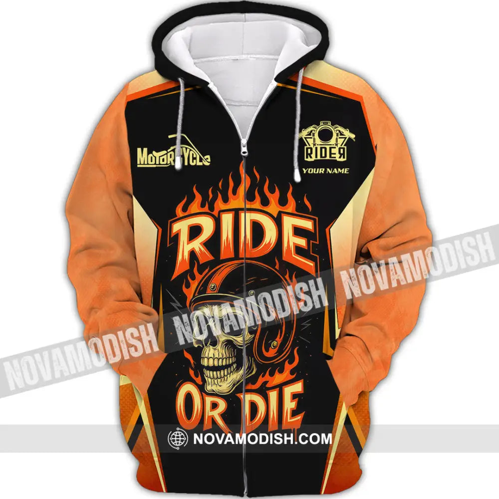 Unisex Shirt - Custom Ride Or Die 3D Shirt - Zipper Hoodie / S - T-shirt