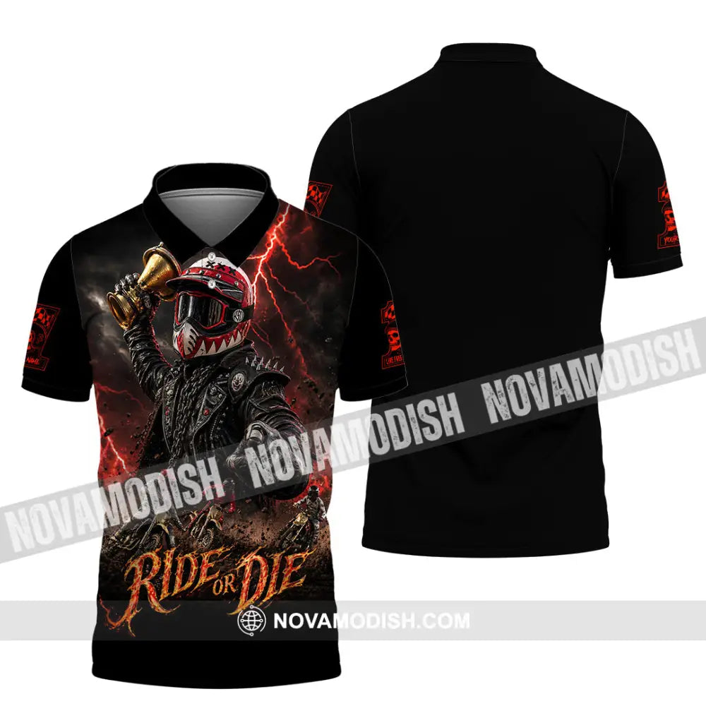 Unisex Shirt - Custom Ride Or Die Shirt - Polo Shirt / S - T-shirt