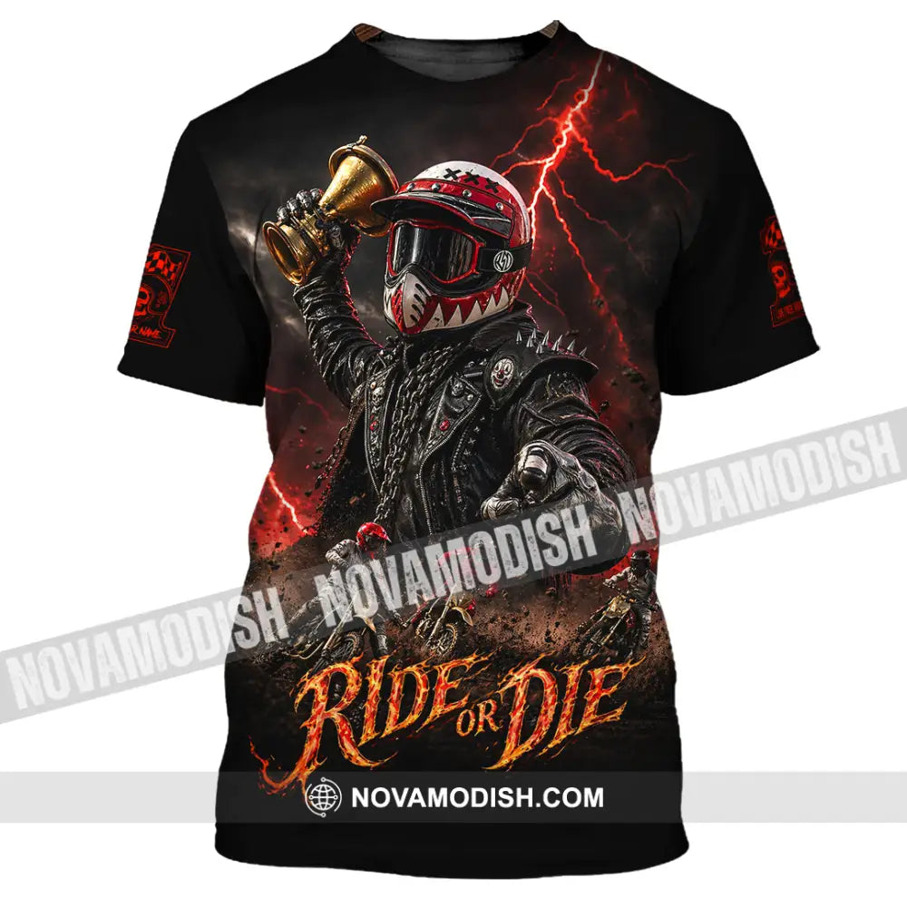 Unisex Shirt - Custom Ride Or Die Shirt - T-Shirt / S - T-shirt