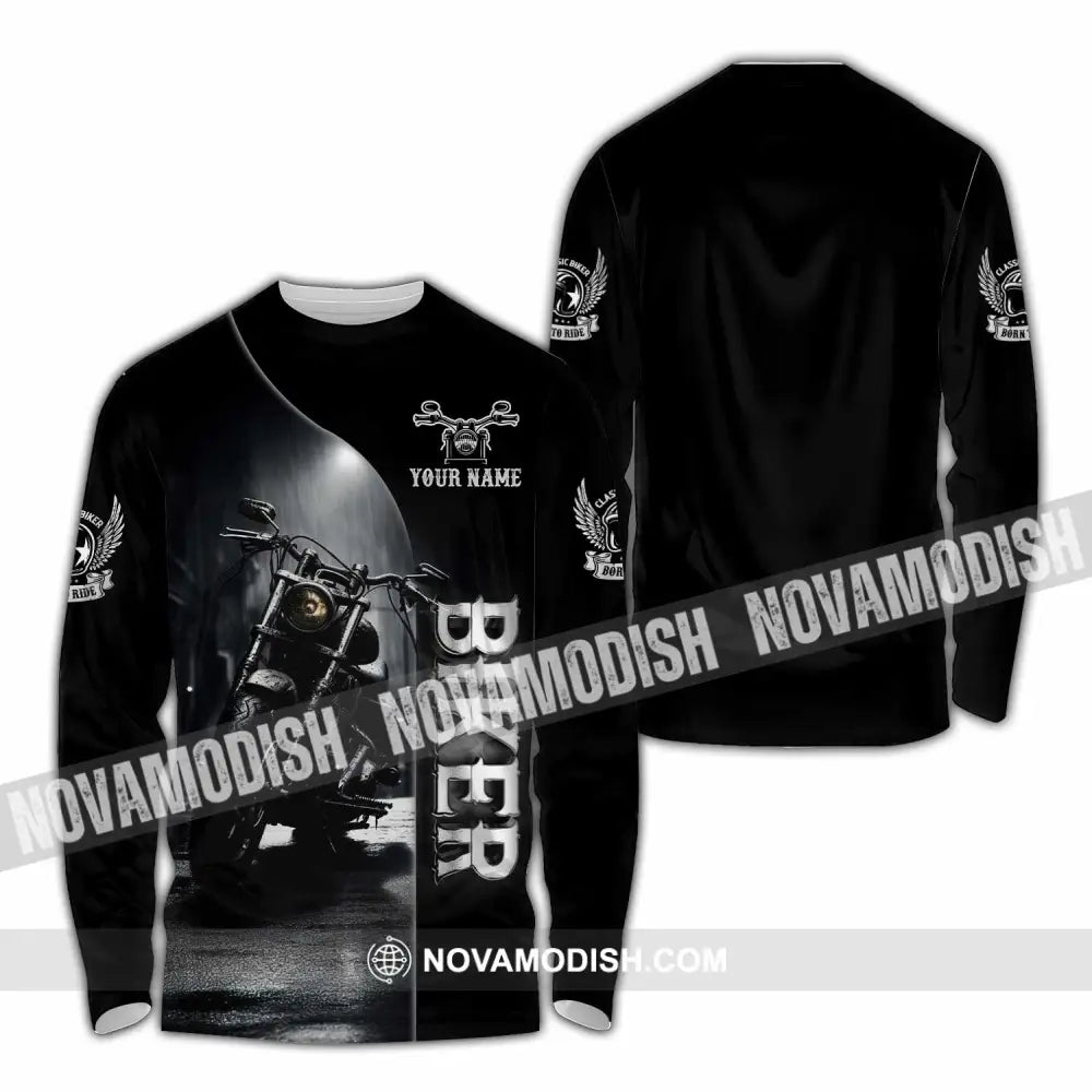 Unisex Shirt - Custom Rider 3D Shirt Long Sleeve Shirt / S T-shirt