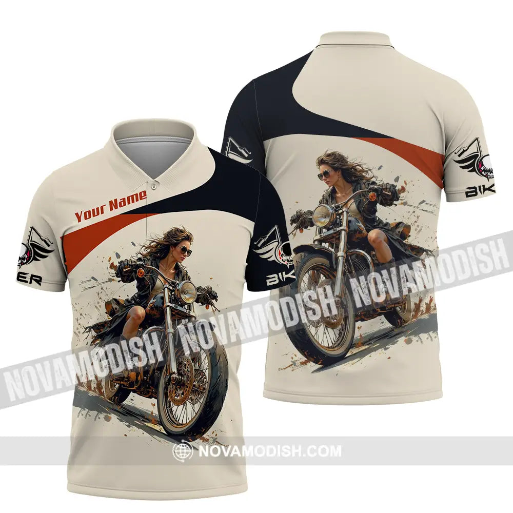 Unisex Shirt - Custom Rider 3D Shirt - Polo Shirt / S - T-shirt