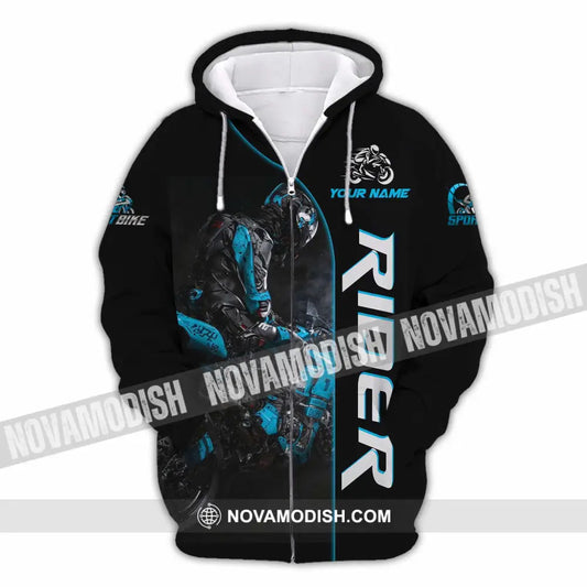 Unisex Shirt - Custom Rider 3D Shirt Zipper Hoodie / S T-shirt