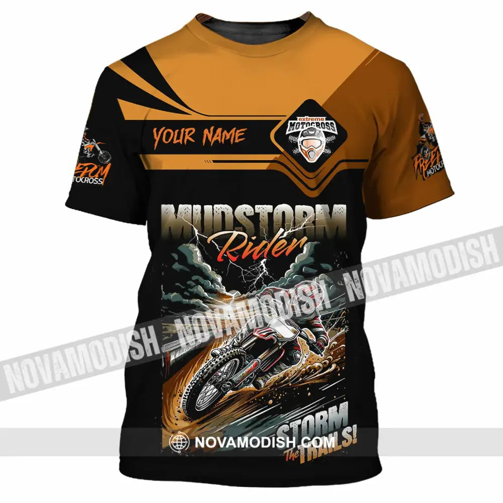 Unisex Shirt - Custom Rider Storm The Trails Sport Shirt T-Shirt / S T-shirt