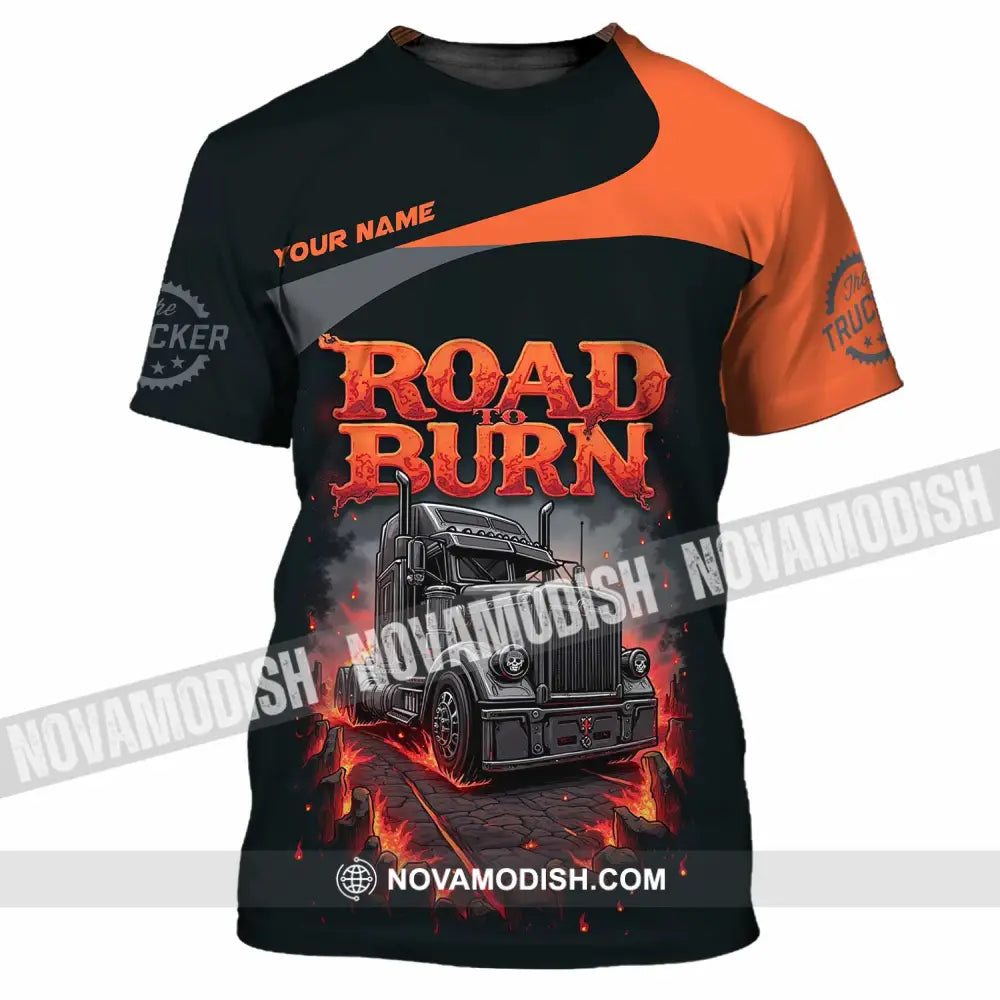 Unisex Shirt - Custom Road Born 3D Shirt T-Shirt / S T-shirt
