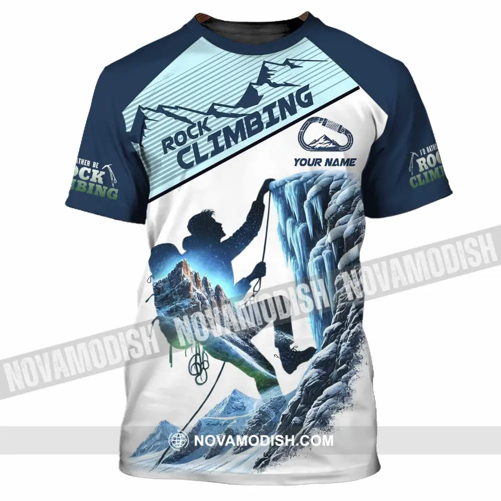 Unisex Shirt - Custom Rock Climbing Shirt T-Shirt / S T-shirt