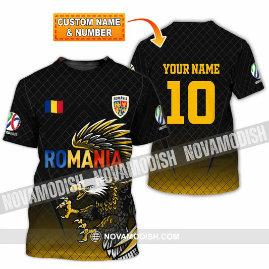 Unisex Shirt - Custom Romania 3D Shirt T-shirt