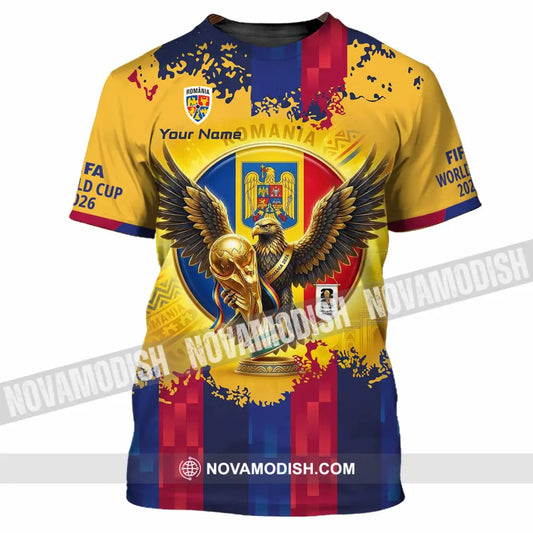 Unisex Shirt - Custom Romania World Cup 2026 3D Shirt T-Shirt / S T-shirt