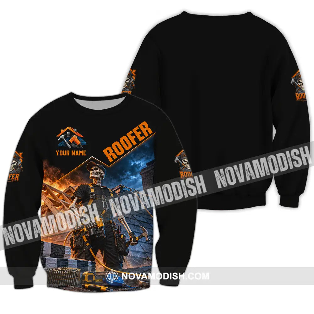 Unisex Shirt - Custom Roofer Shirt - Long Sleeve / S - T-shirt