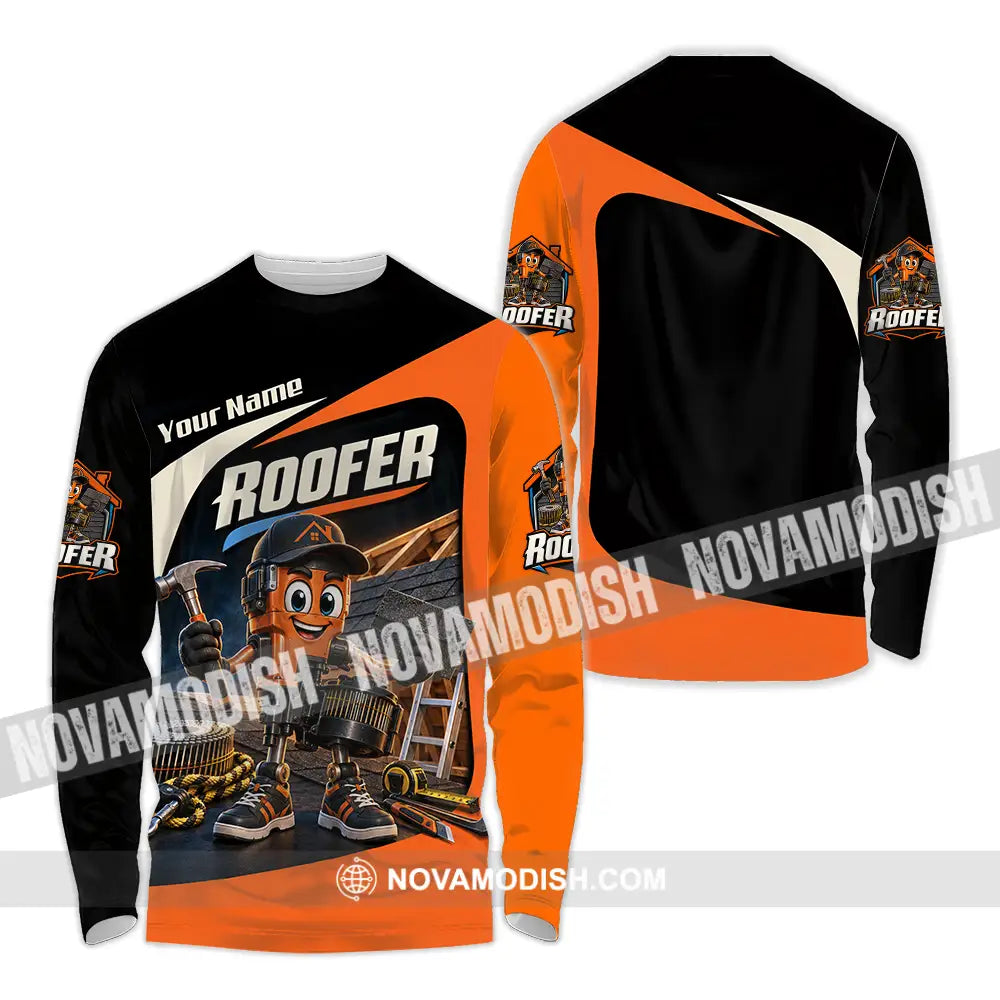 Unisex Shirt - Custom Roofer Shirt - Long Sleeve Shirt / S - T-shirt