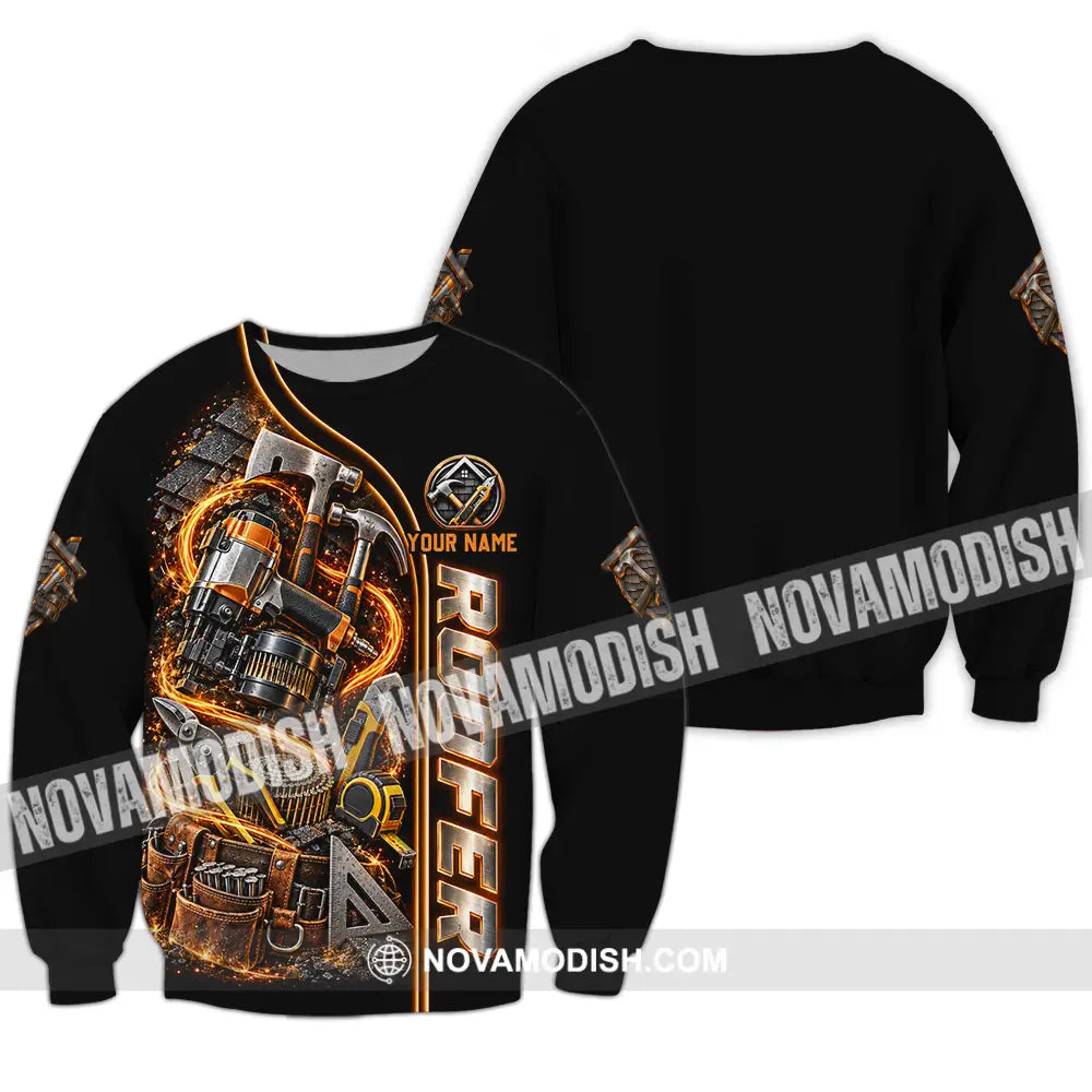 Unisex Shirt - Custom Roofer Shirt - Long Sleeve / S - T-shirt