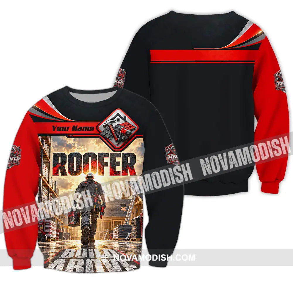 Unisex Shirt - Custom Roofer Shirt - Long Sleeve / S - T-shirt