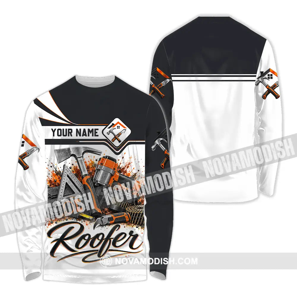 Unisex Shirt - Custom Roofer Shirt - Long Sleeve Shirt / S - T-shirt