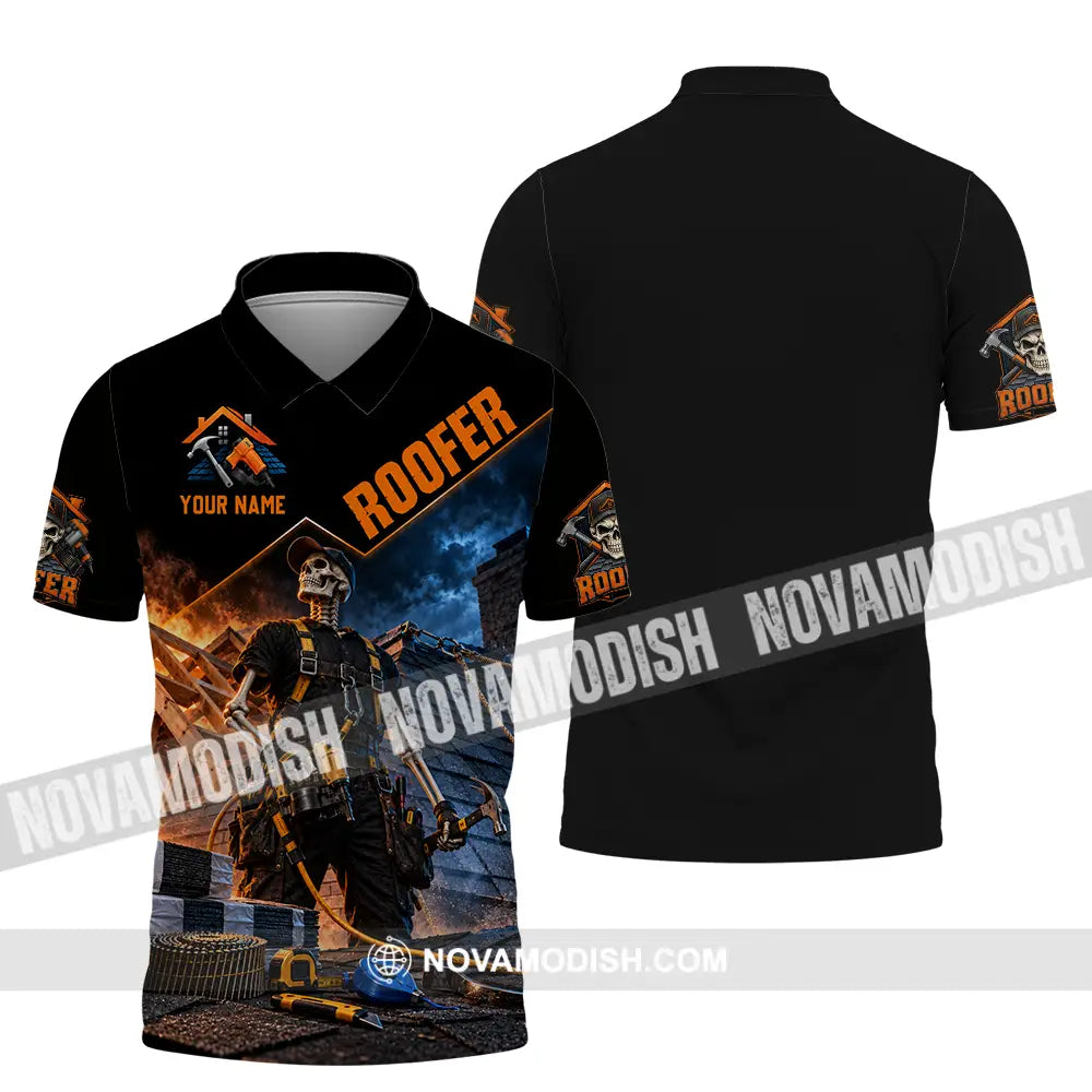 Unisex Shirt - Custom Roofer Shirt - Polo Shirt / S - T-shirt