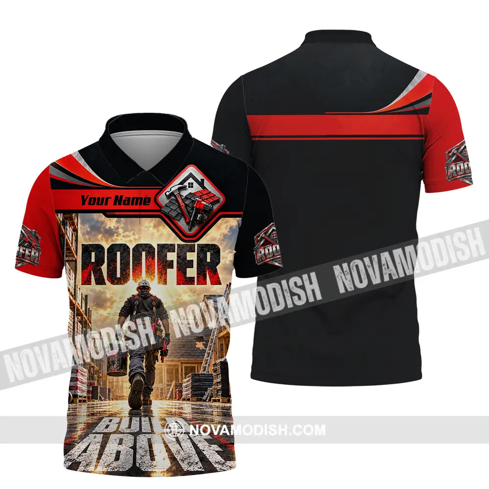 Unisex Shirt - Custom Roofer Shirt - Polo Shirt / S - T-shirt