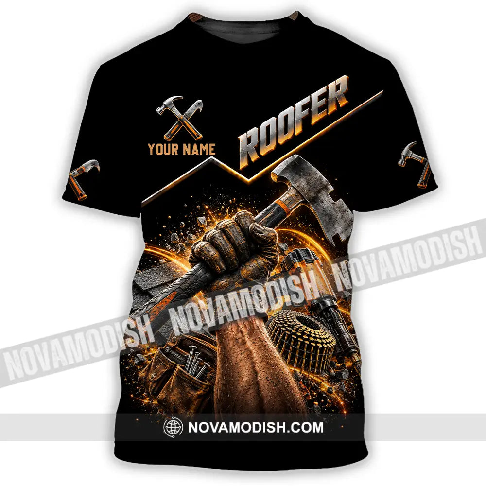 Unisex Shirt - Custom Roofer Shirt - T-Shirt / S - T-shirt