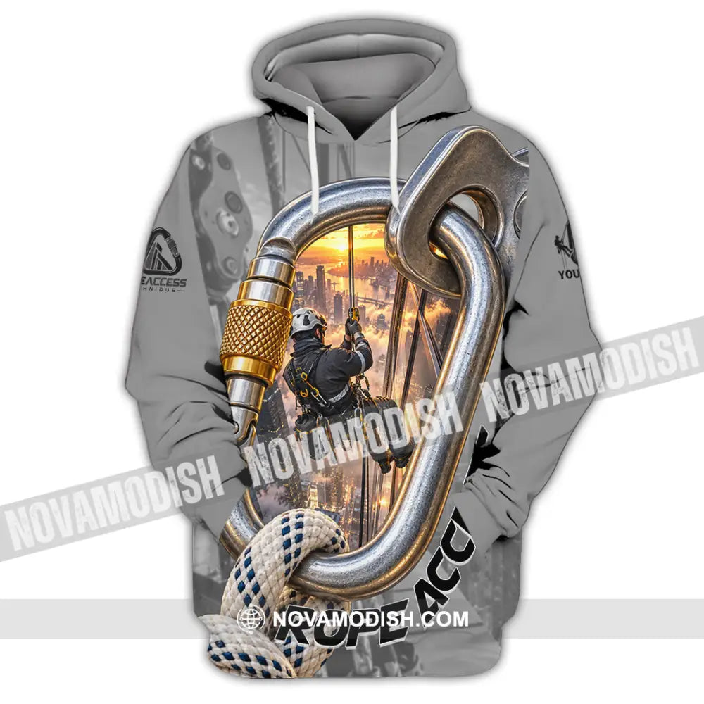 Unisex Shirt - Custom Rope Access Technician Shirt - Hoodie / S - T-shirt