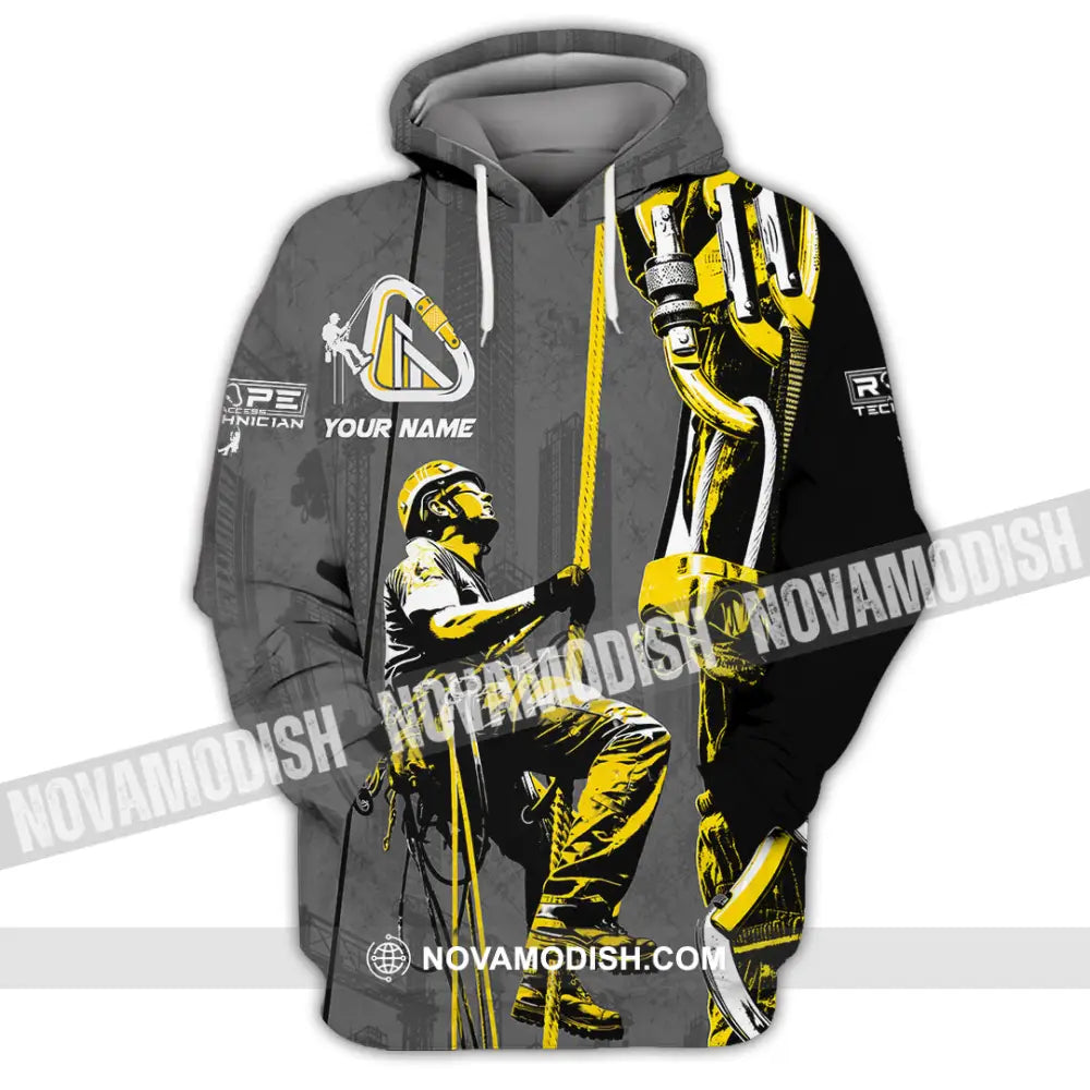 Unisex Shirt - Custom Rope Access Technician Shirt - Hoodie / S - T-shirt