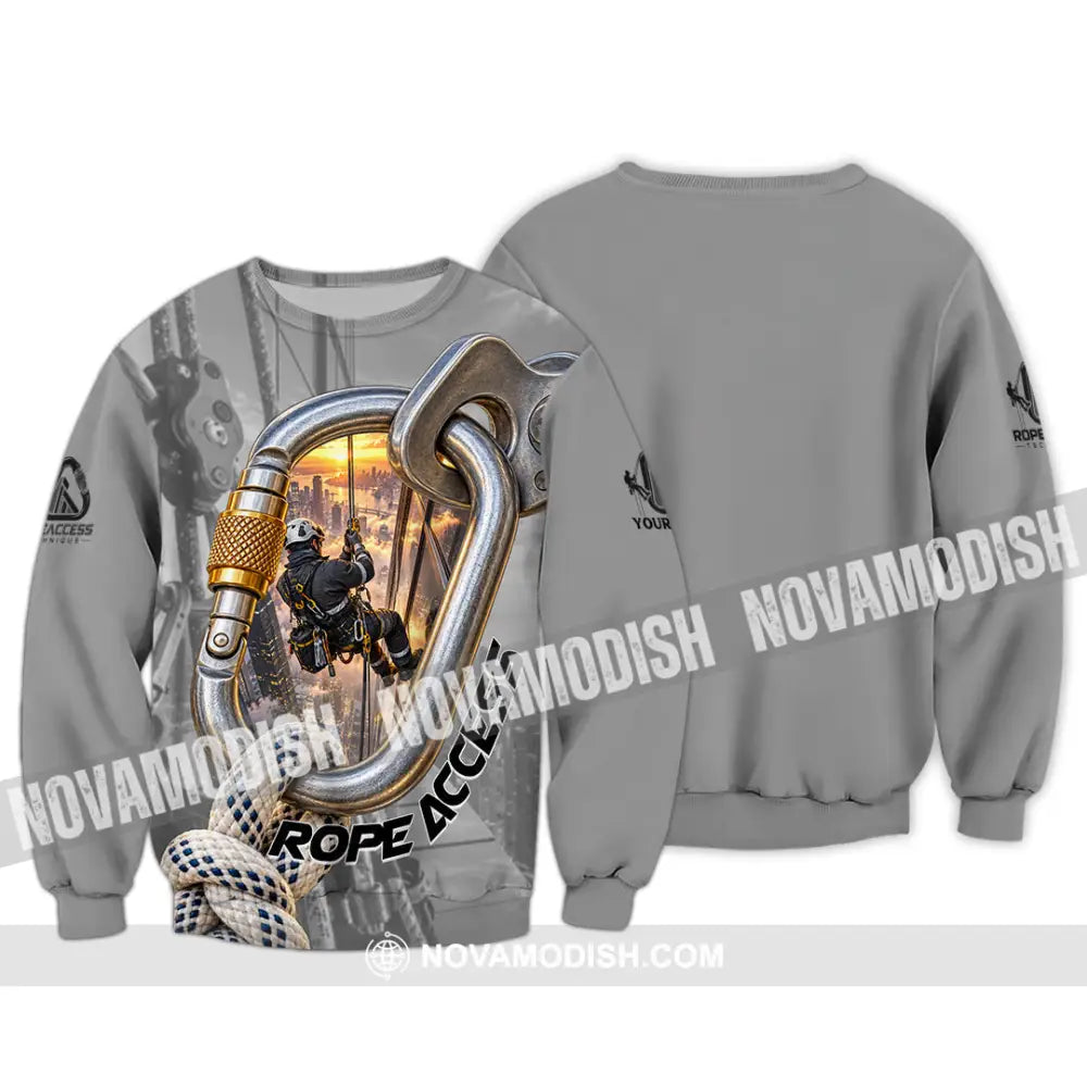 Unisex Shirt - Custom Rope Access Technician Shirt - Long Sleeve / S - T-shirt