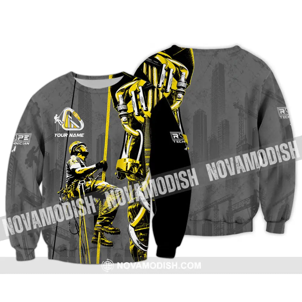 Unisex Shirt - Custom Rope Access Technician Shirt - Long Sleeve / S - T-shirt