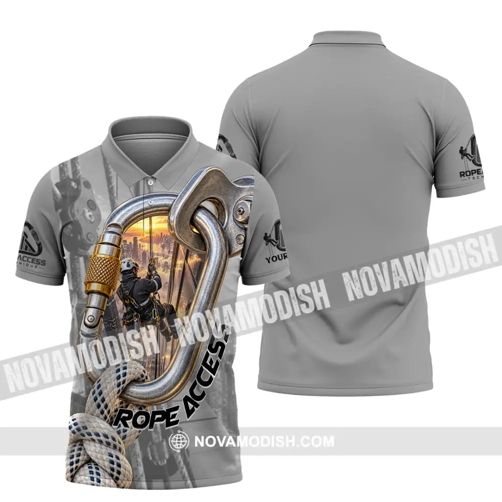 Unisex Shirt - Custom Rope Access Technician Shirt - Polo Shirt / S - T-shirt