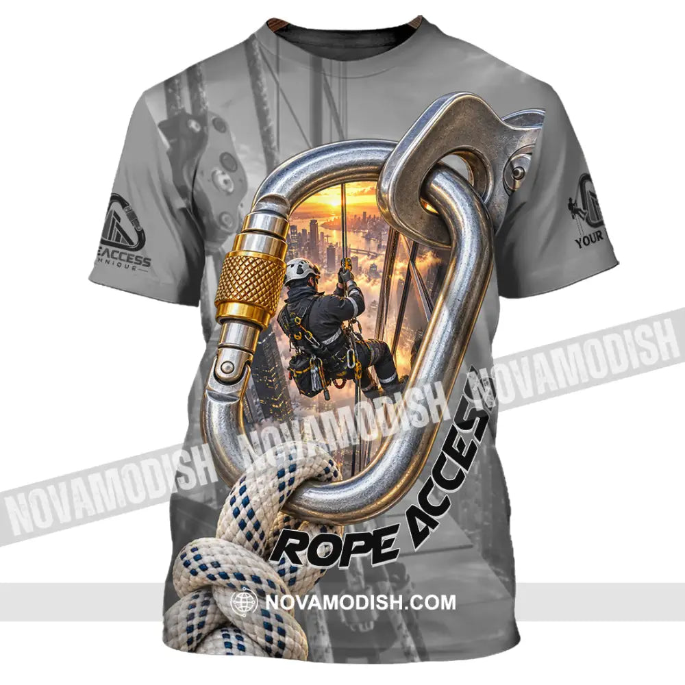 Unisex Shirt - Custom Rope Access Technician Shirt - T-Shirt / S - T-shirt