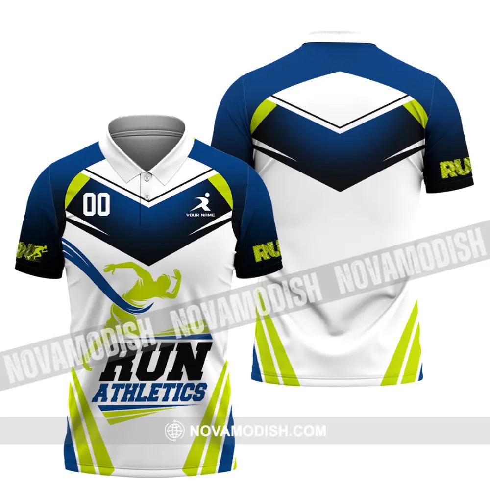 Unisex Shirt - Custom Run Athletics 3D Shirt Polo Shirt / S T-shirt