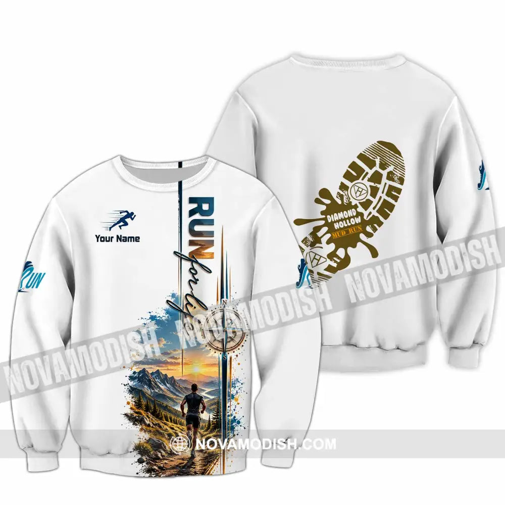 Unisex Shirt - Custom Run For Life Shirt - Long Sleeve / S - T-shirt