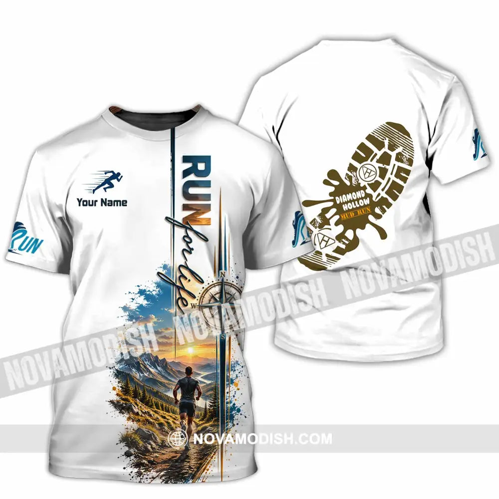 Unisex Shirt - Custom Run For Life Shirt - T-Shirt / S - T-shirt
