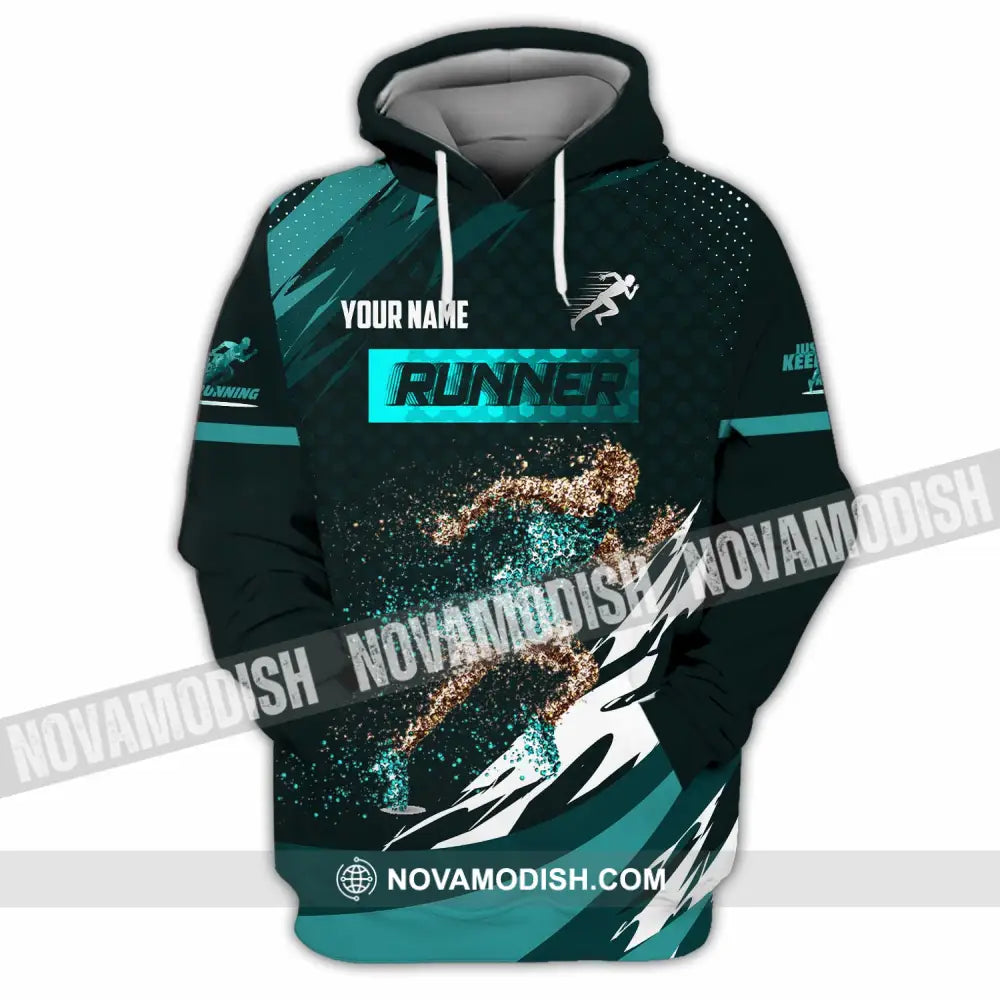 Unisex Shirt - Custom Runner 3D Shirt - Hoodie / S - T-shirt