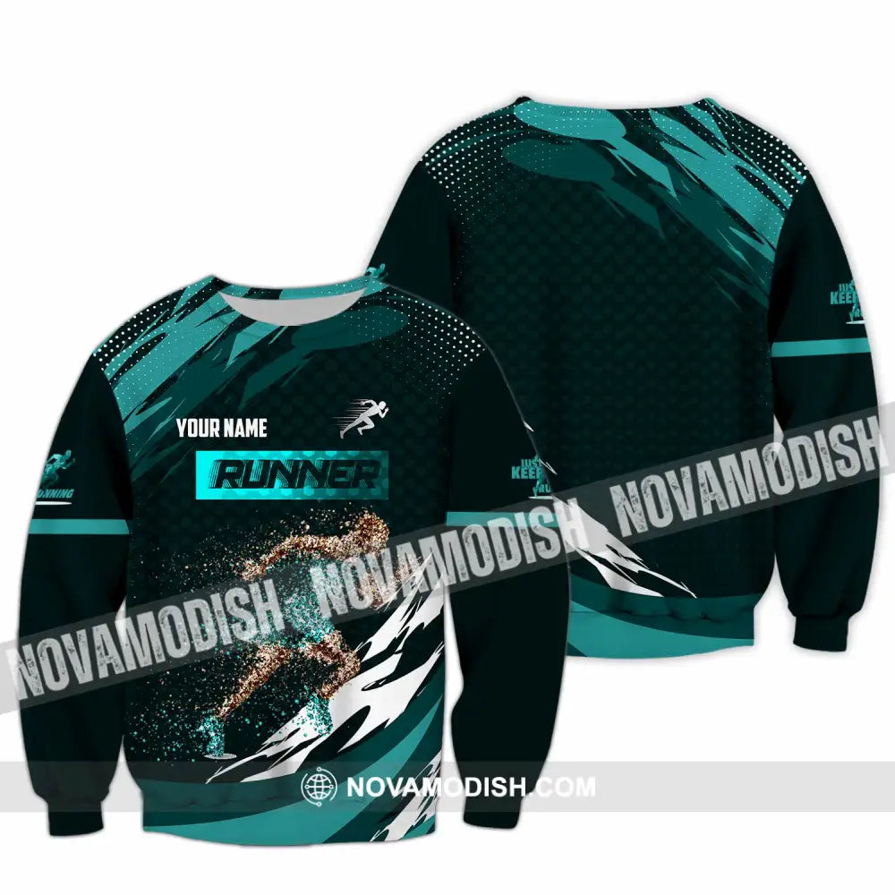 Unisex Shirt - Custom Runner 3D Shirt - Long Sleeve / S - T-shirt
