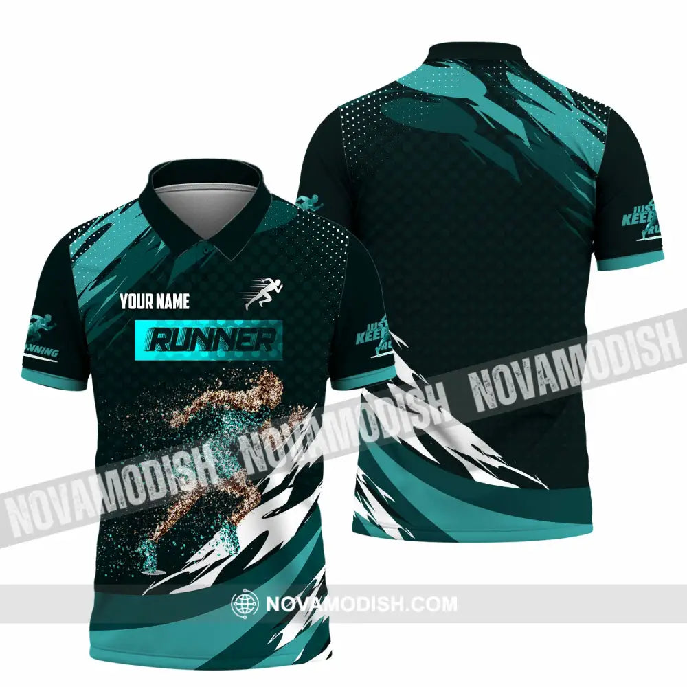 Unisex Shirt - Custom Runner 3D Shirt - Polo Shirt / S - T-shirt