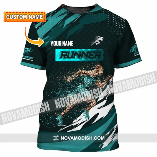 Unisex Shirt - Custom Runner 3D Shirt - T-shirt