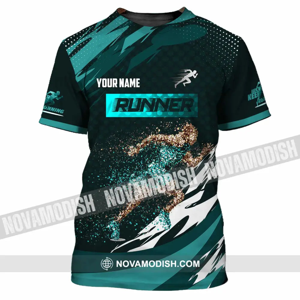 Unisex Shirt - Custom Runner 3D Shirt - T-Shirt / S - T-shirt