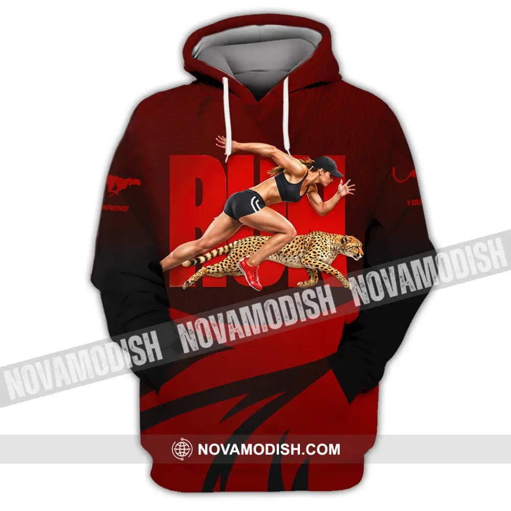 Unisex Shirt - Custom Running 3D Shirt Hoodie / S T-shirt