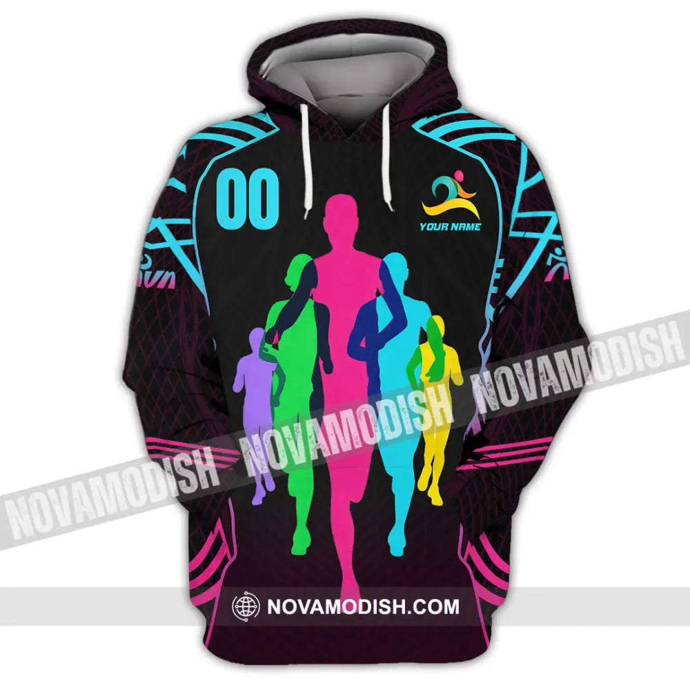 Unisex Shirt - Custom Running 3D Shirt Hoodie / S T-shirt