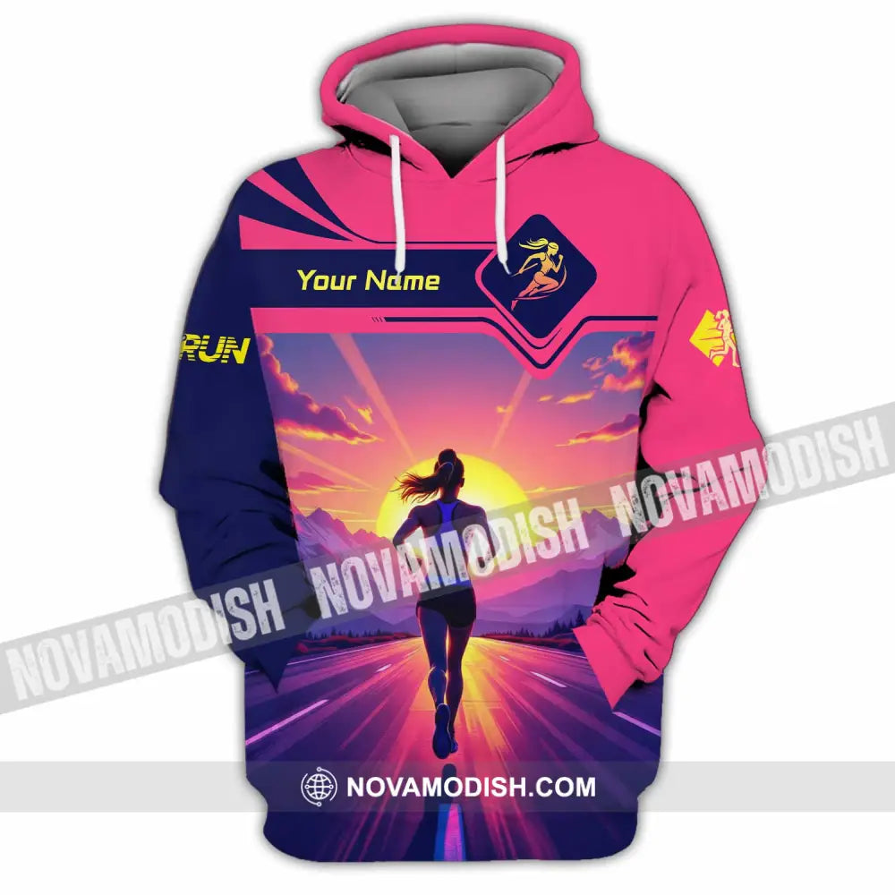 Unisex Shirt - Custom Running 3D Shirt Hoodie / S T-shirt