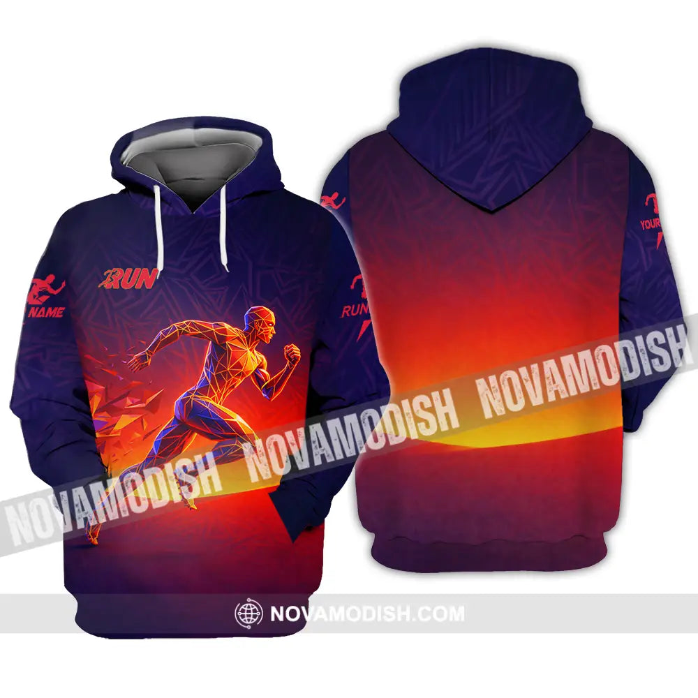 Unisex Shirt - Custom Running 3D Shirt Hoodie / S T-shirt