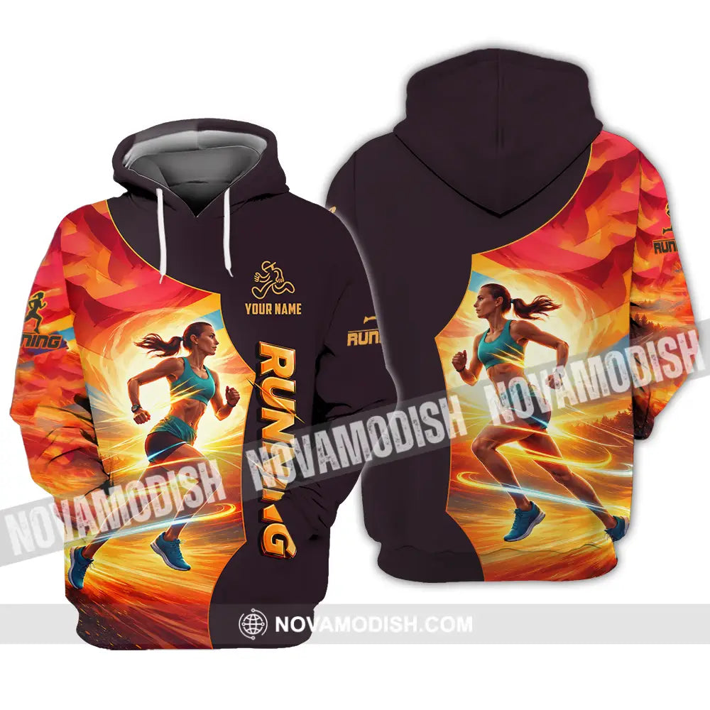 Unisex Shirt - Custom Running 3D Shirt Hoodie / S T-shirt