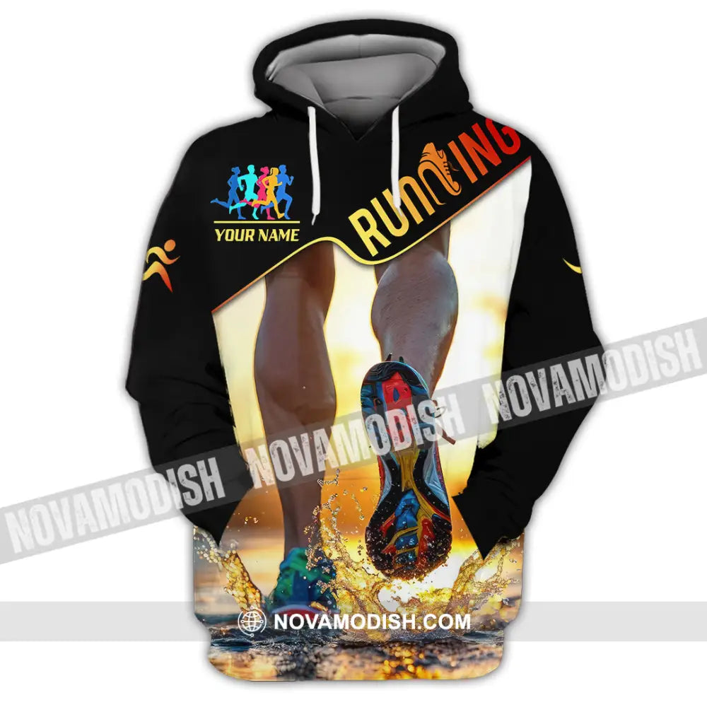 Unisex Shirt - Custom Running 3D Shirt Hoodie / S T-shirt