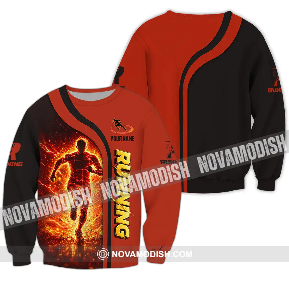 Unisex Shirt - Custom Running 3D Shirt - Long Sleeve / S - T-shirt