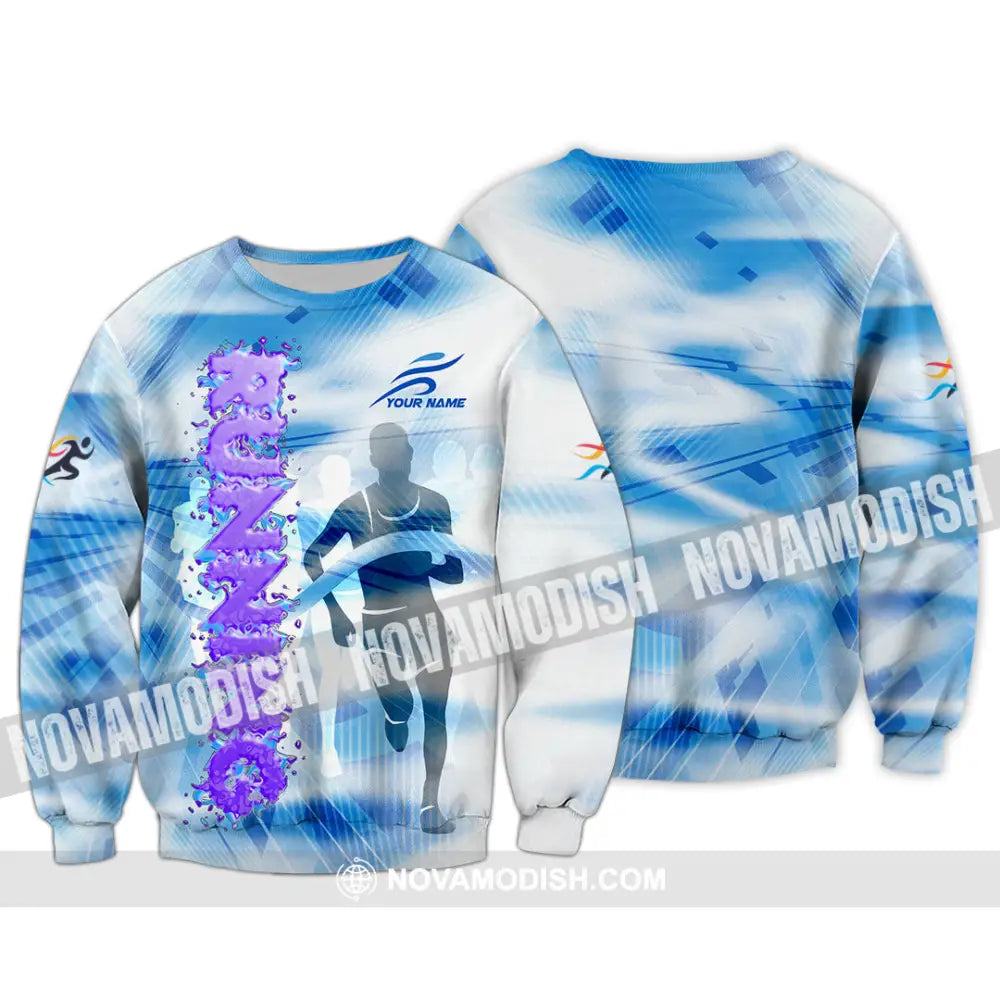 Unisex Shirt - Custom Running 3D Shirt - Long Sleeve / S - T-shirt