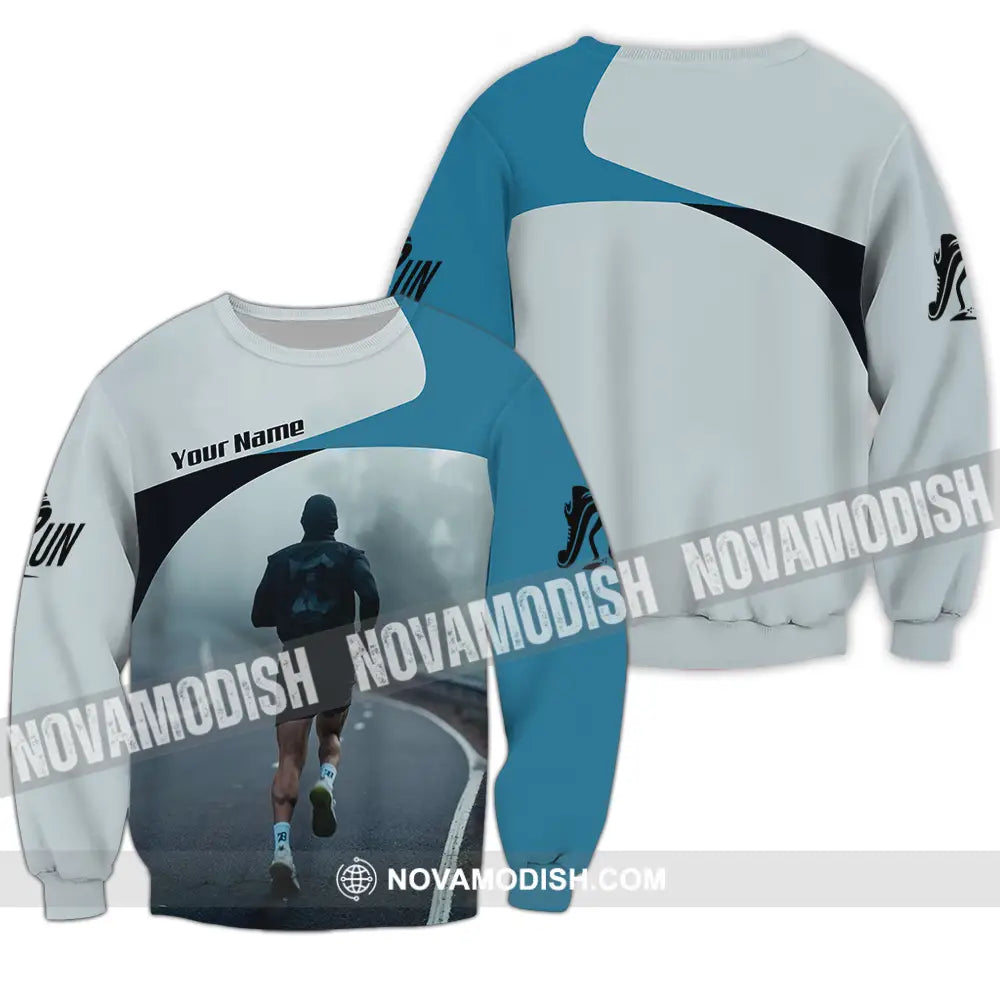 Unisex Shirt - Custom Running 3D Shirt - Long Sleeve / S - T-shirt