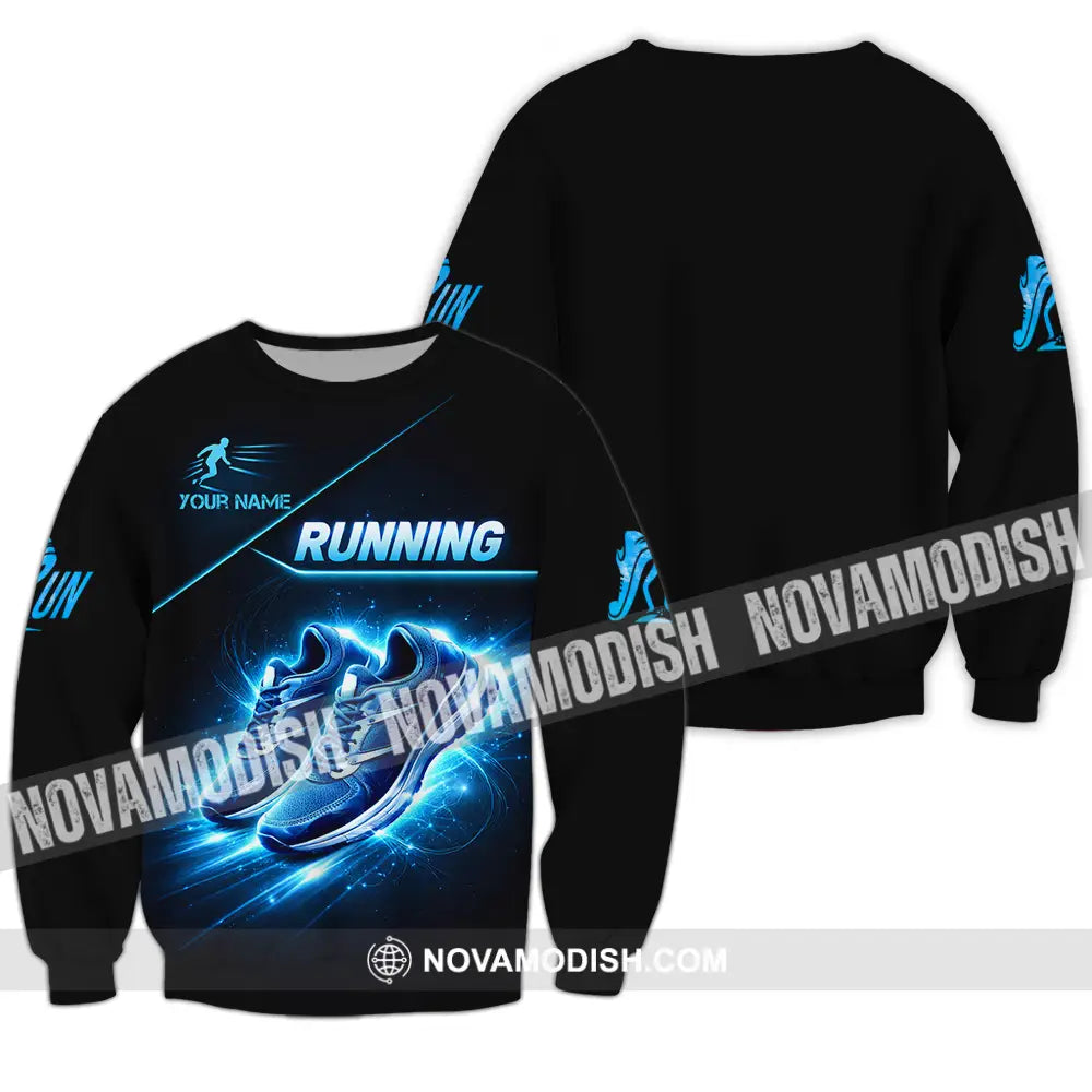 Unisex Shirt - Custom Running 3D Shirt - Long Sleeve / S - T-shirt